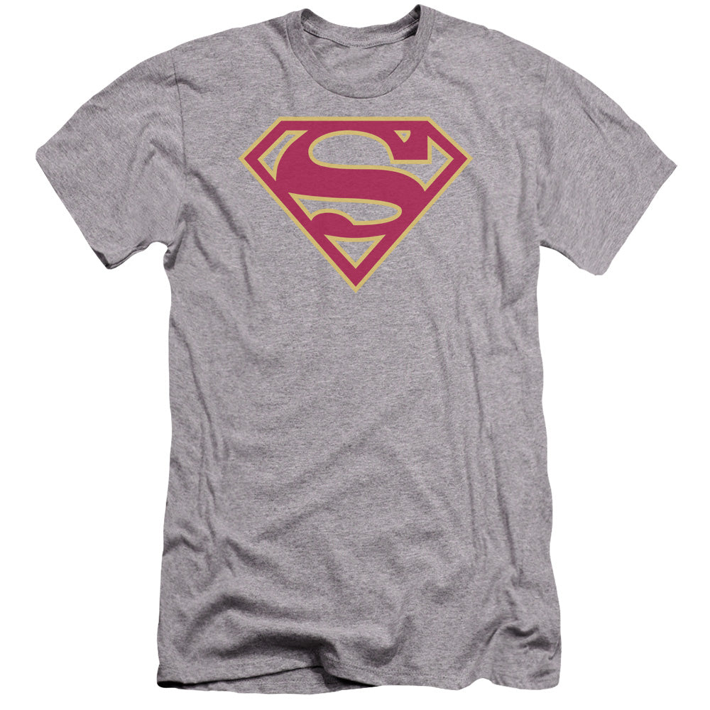 Superman - Red & Gold Shield Premium Canvas Adult Slim Fit 30/1