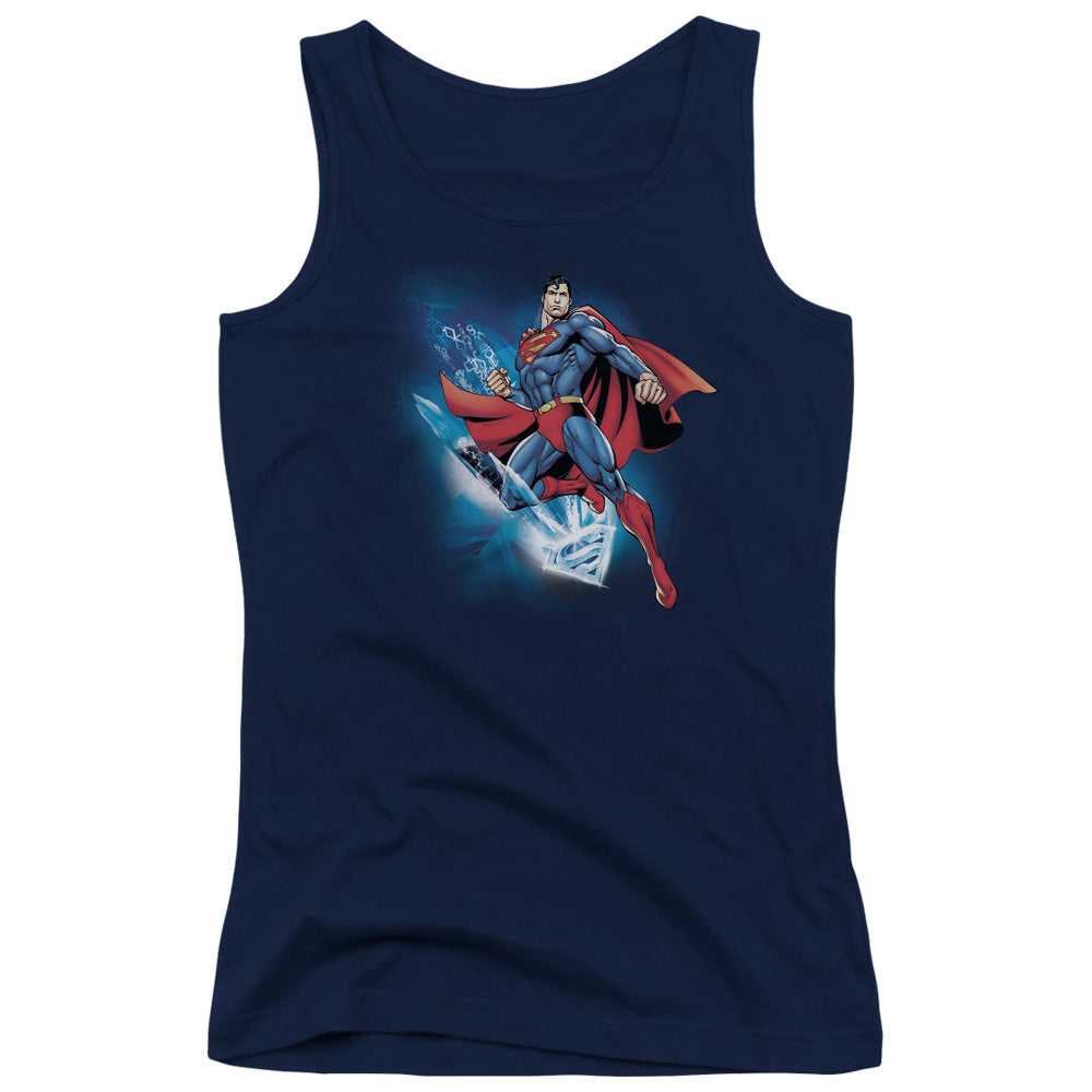 Superman - Crystallize Juniors Tank Top