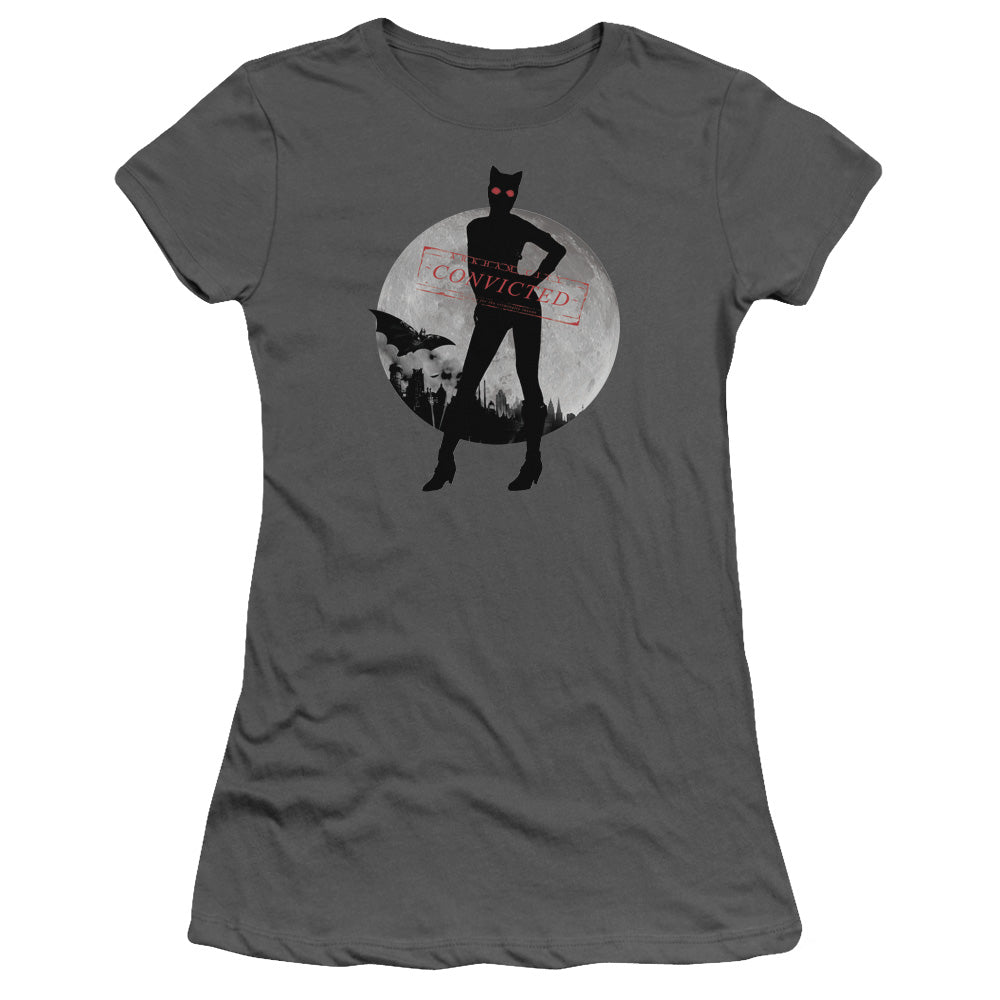 Arkham City - Catwoman Convicted Short Sleeve Junior Sheer