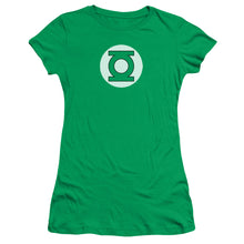 Load image into Gallery viewer, Dc - Green Lantern Logo Short Sleeve Junior Sheer
