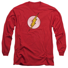Load image into Gallery viewer, Dc - Flash Logo Distressed Long Sleeve Adult 18/1
