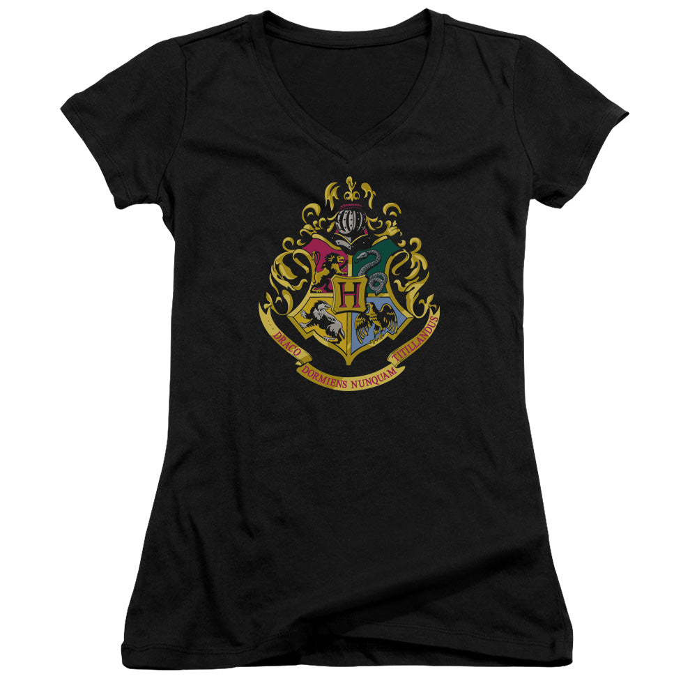 Harry Potter - Hogwarts Crest Junior V Neck