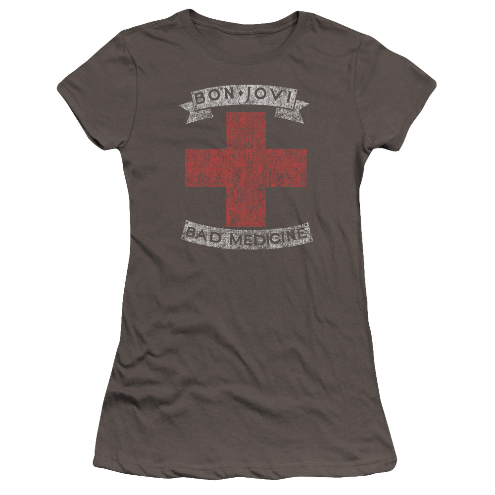 Bon Jovi - Bad Medicine Premium Bella Junior Sheer Jersey