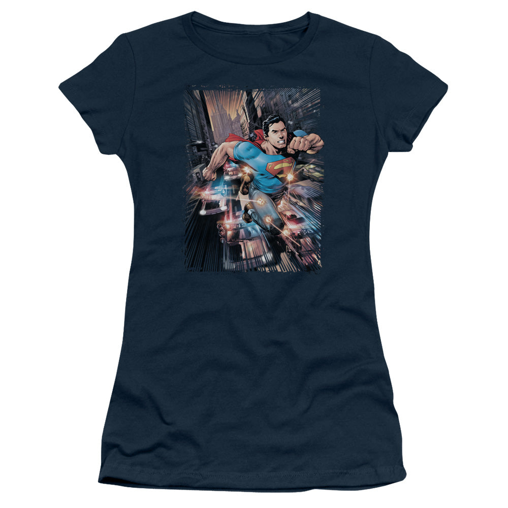 Superman - Action Comics #1 Short Sleeve Junior Sheer