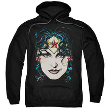 Load image into Gallery viewer, Dco Jla - Wonder Woman Head Adult Pull Over Hoodie
