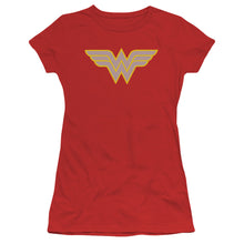 Load image into Gallery viewer, Dc - Ww Logo Short Sleeve Junior Sheer
