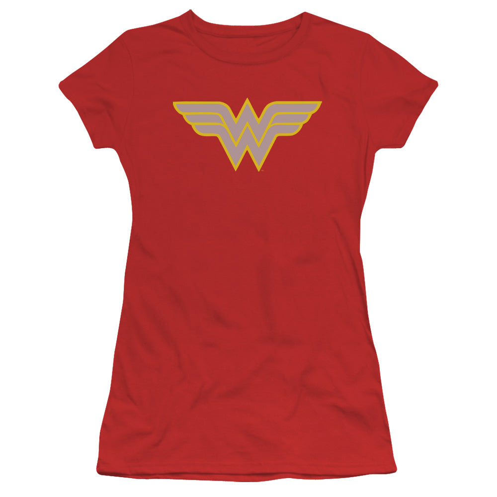 Dc - Ww Logo Short Sleeve Junior Sheer