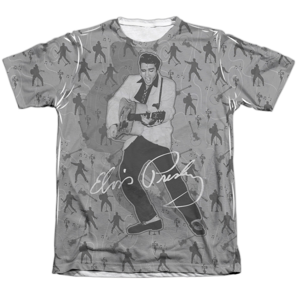 Elvis Presley - Rockin All Over Adult 65/35 Poly/Cotton S/S Tee
