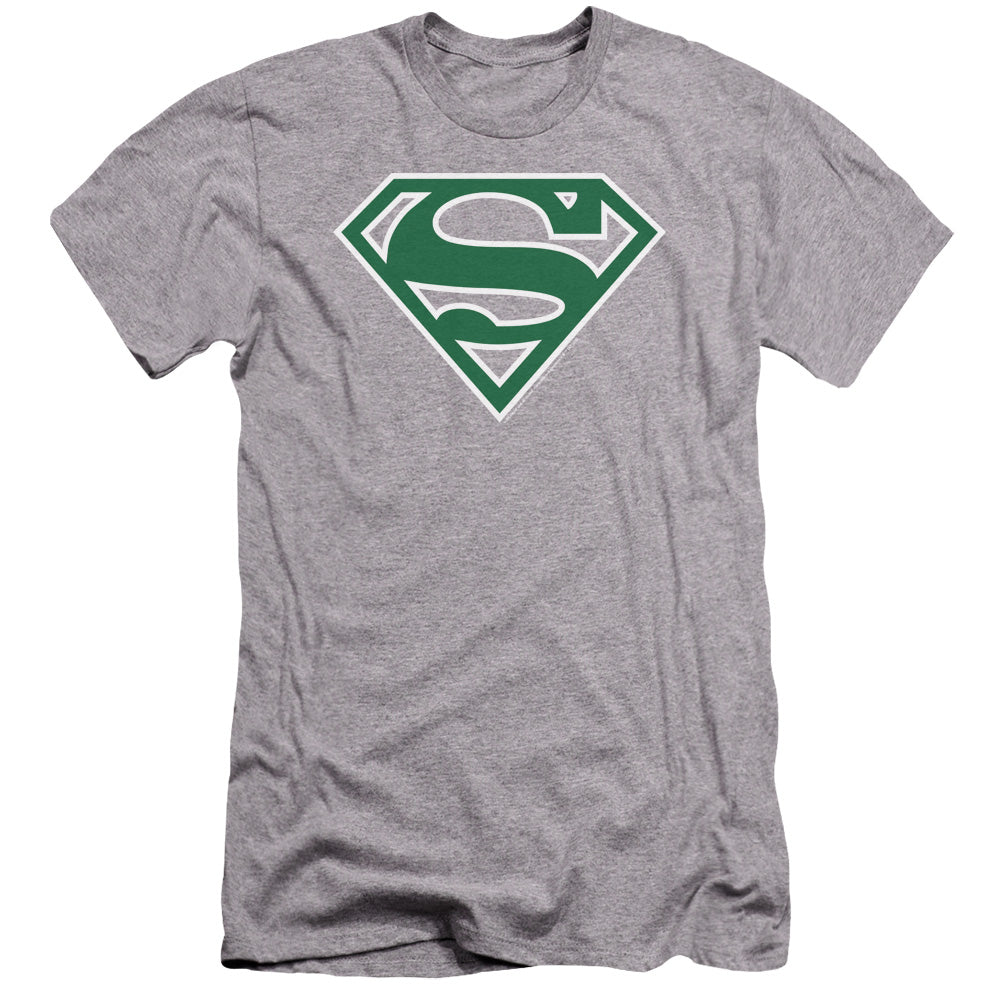 Superman - Green & White Shield Premium Canvas Adult Slim Fit 30/1