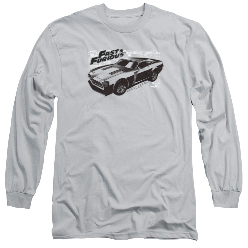 Fast And The Furious - Spray Car Long Sleeve Adult 18/1