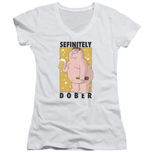 Load image into Gallery viewer, Family Guy - Dober Juniors Sheer Jersery With Cap Sleeve V Neck
