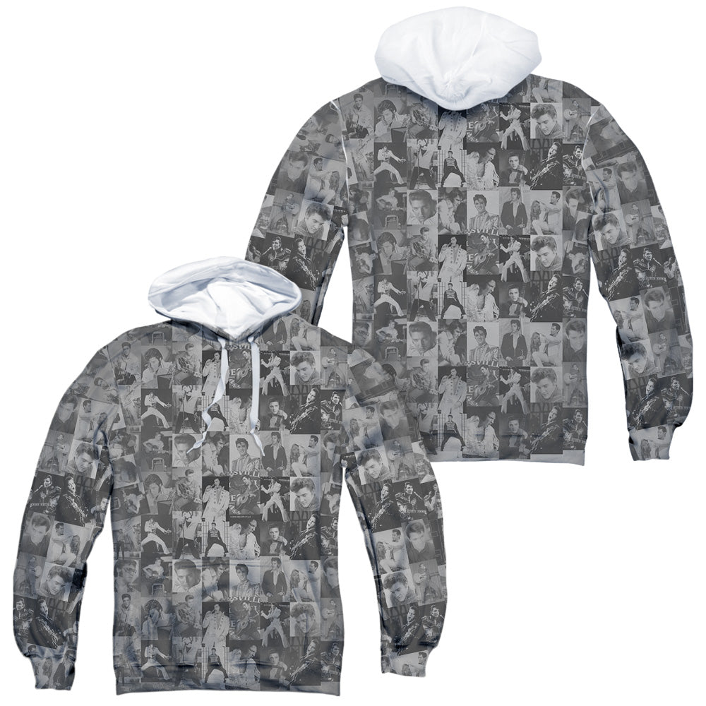 Elvis Presley - Tcb Crowd (Front - Back Print) Front/Back Print Adult Poly Pullover Hoodie