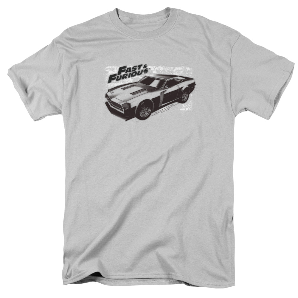 Fast And The Furious - Spray Car Short Sleeve Adult 18/1