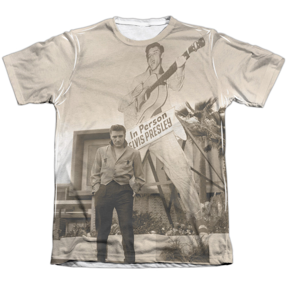 Elvis Presley - Larger Than Life Adult Poly/Cotton S/S Tee