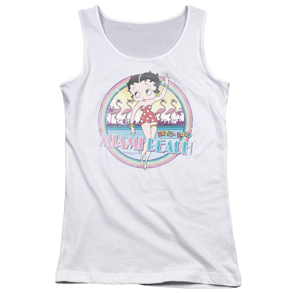 Betty Boop - Miami Beach Juniors Tank Top