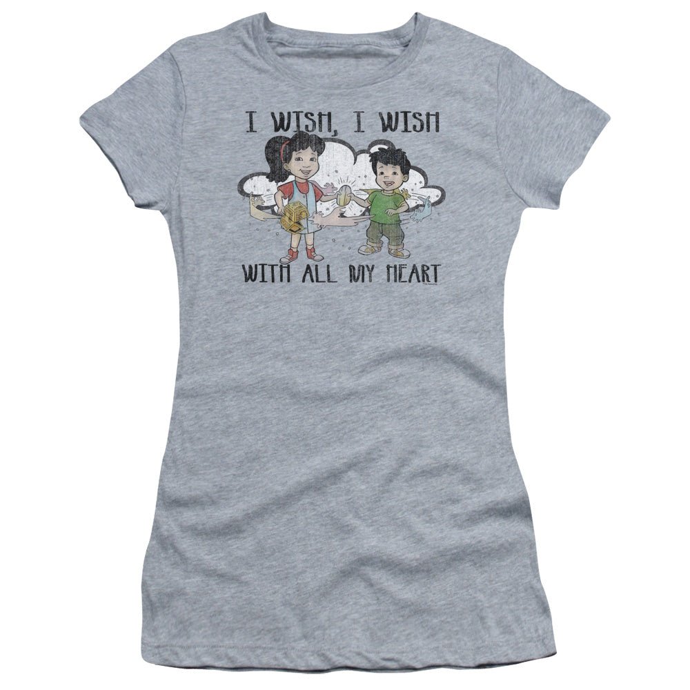 Dragon Tales - I Wish With All My Heart Short Sleeve Junior Sheer