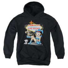 Load image into Gallery viewer, Betty Boop - Welcome Las Vegas Youth Pull Over Hoodie
