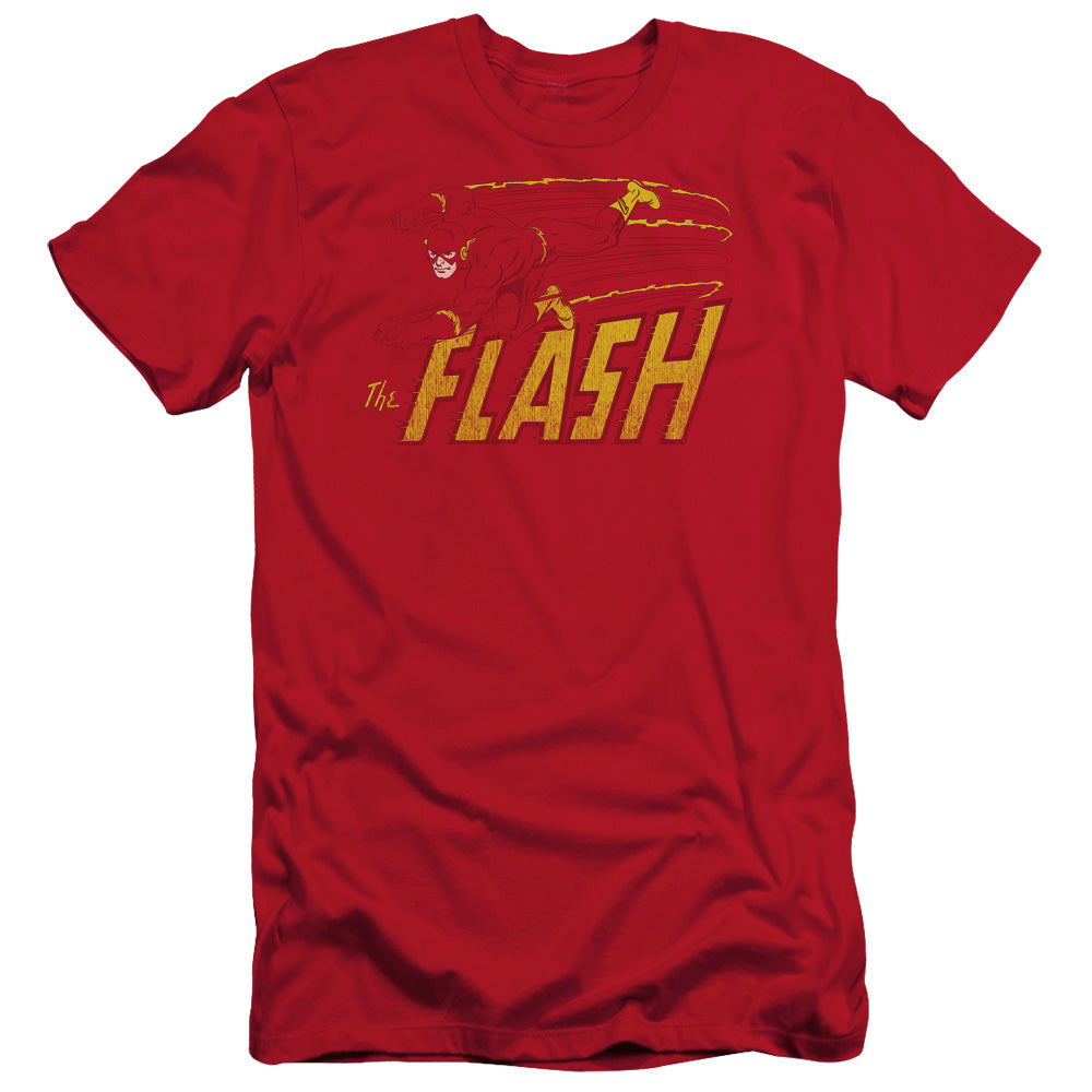 Dc - Flash Speed Distressed Short Sleeve Adult 30/1