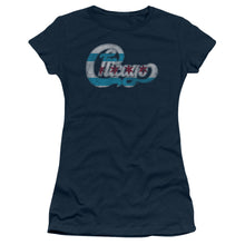 Load image into Gallery viewer, Chicago - Flag Logo Short Sleeve Junior Sheer
