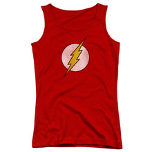 Load image into Gallery viewer, Dc - Flash Logo Distressed Juniors Tank Top
