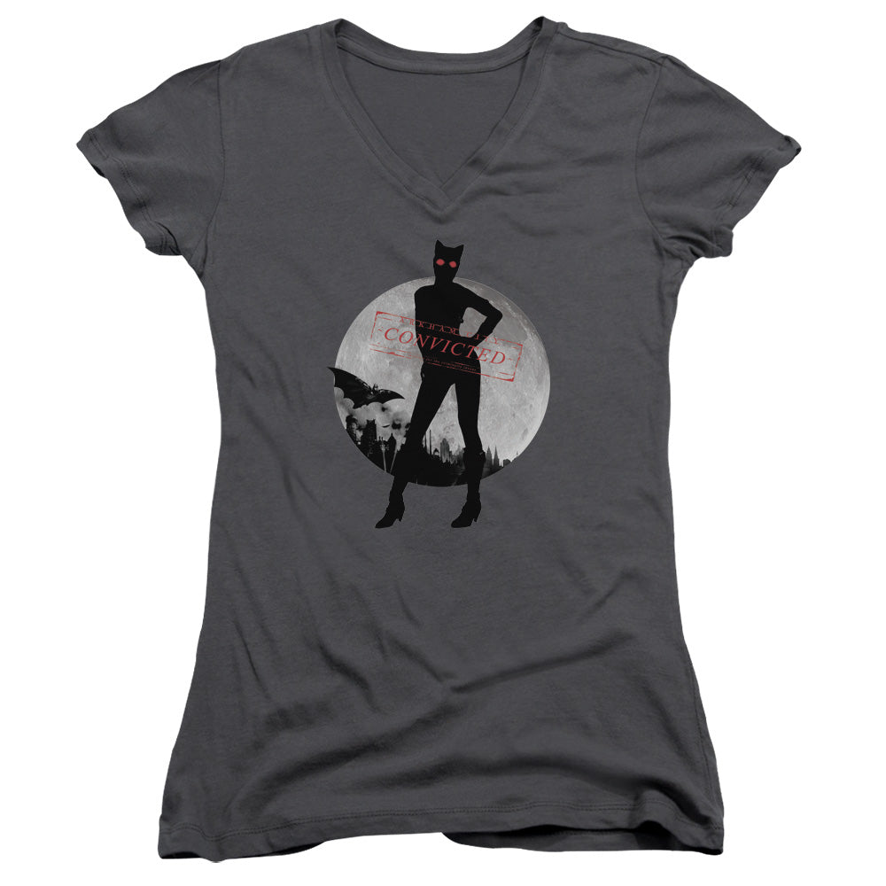 Arkham City - Catwoman Convicted Junior V Neck